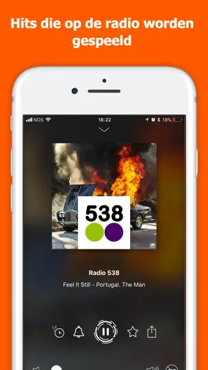 Captura de pantalla de Nederland FM - Radio Luisteren en iPhone 3