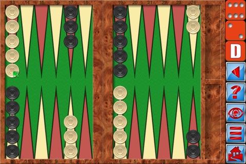 Backgammon V+, multiplayer - náhled