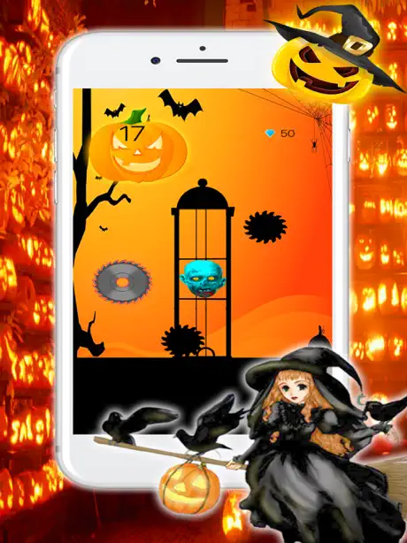 Zombie juego de para Halloween