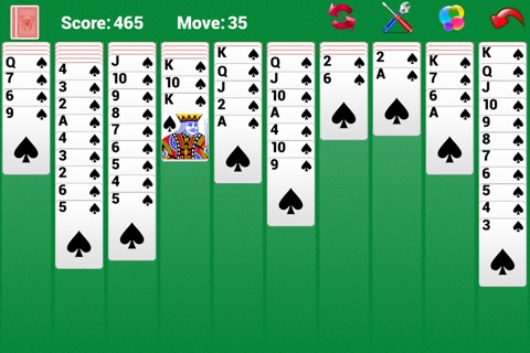 Classic Spider Solitaire Pro screenshot 4