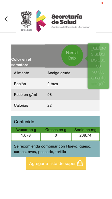 Escaner de Alimentos screenshot 4