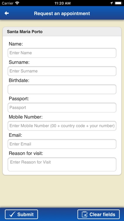 GiofactWin QH Appointment
