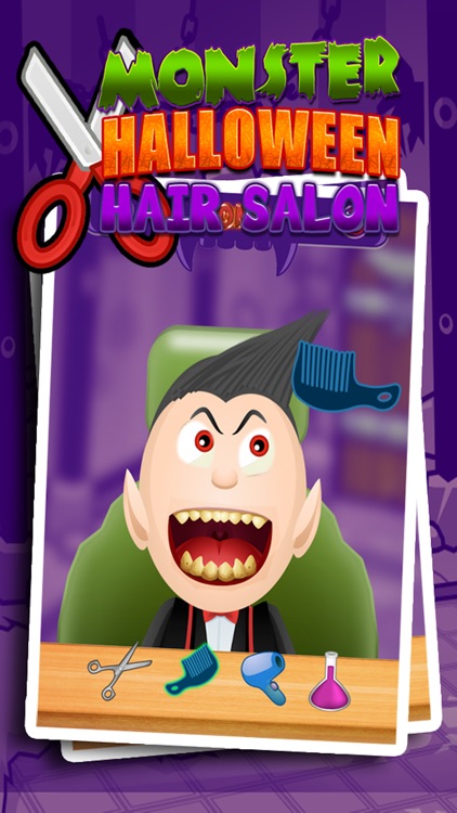 Monster Halloween Hair Salon
