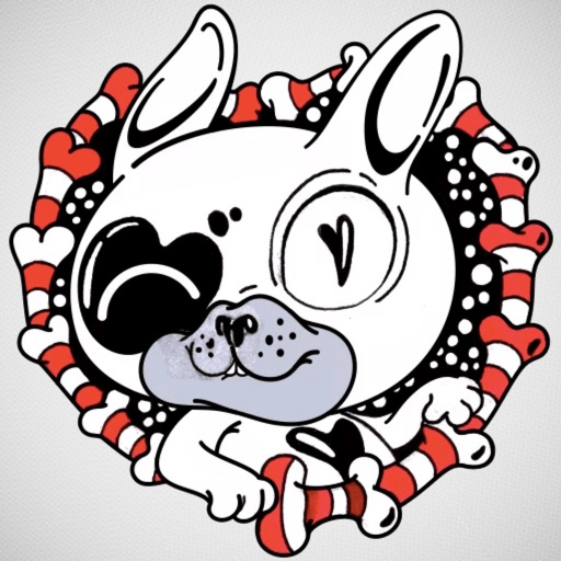 Creative Art Dog Stickers iOS App