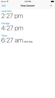 the time zone converter app iphone screenshot 1