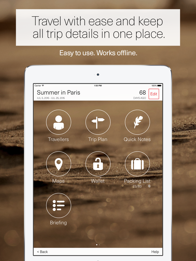 ‎TripRider - Travel Planner Screenshot