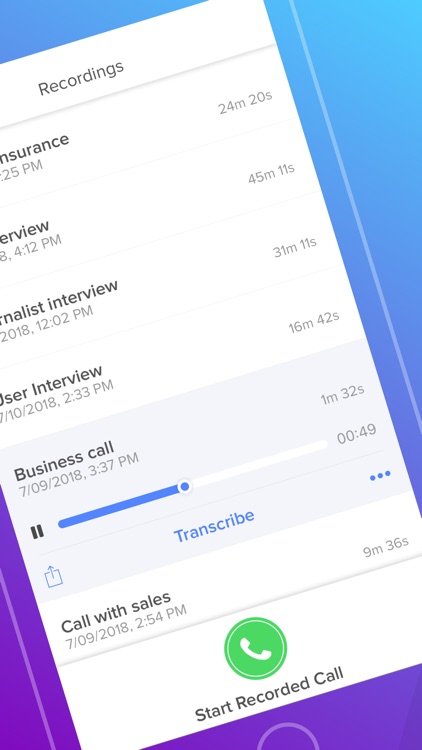 Rev Call Recorder screenshot-3