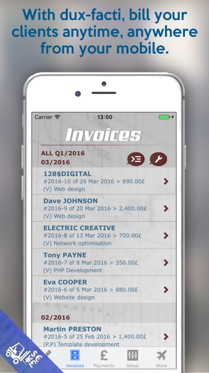 Estimates & Invoices Dux-facti