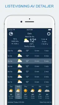 Widget weather lite iphone bilder 2