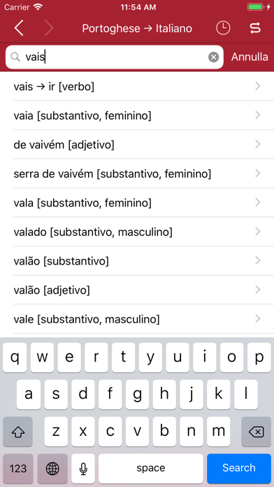 Accio: Italian-Portuguese Screenshot