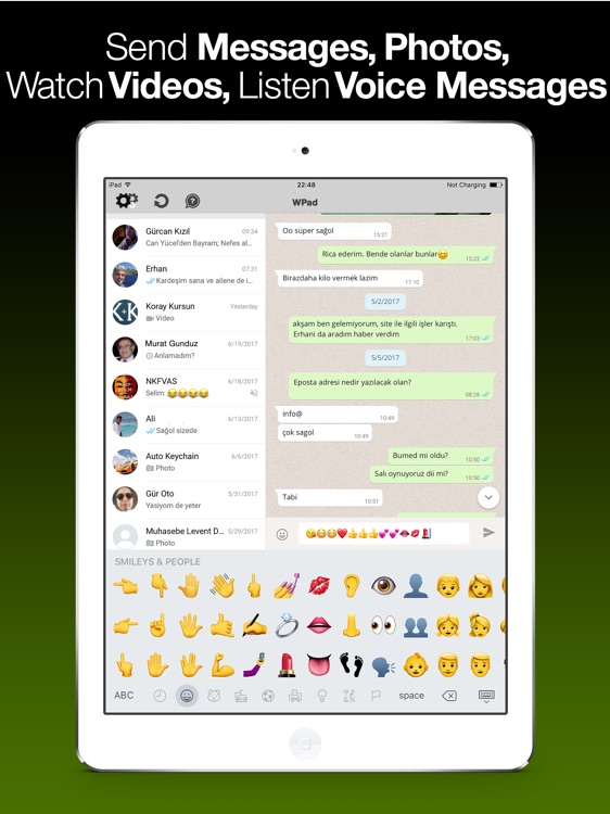 WPad for WhatsApp for iPad