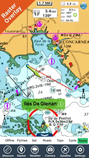 Mediterranean Sea GPS Charts iPhone Screenshot 5