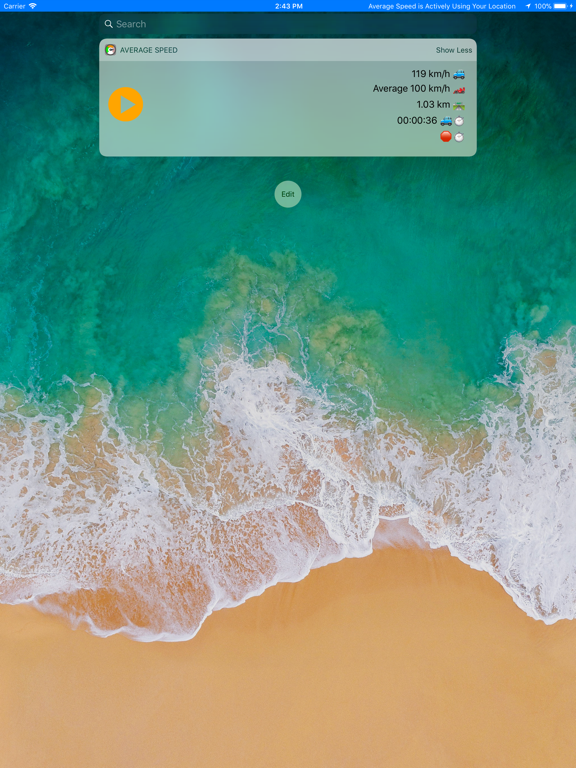 Average Speed & Calculator iPad screenshot 3 - Travel app