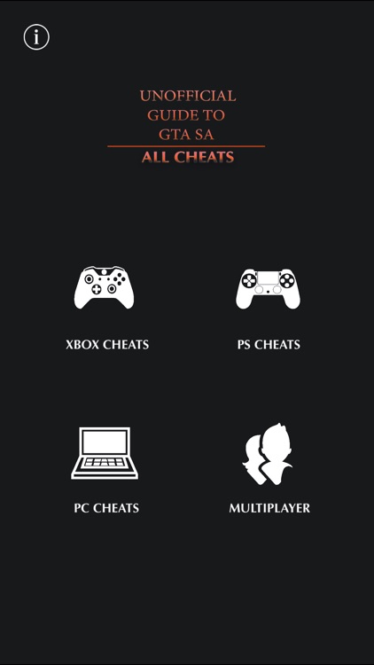 Unofficial Guide GTA SA Cheats