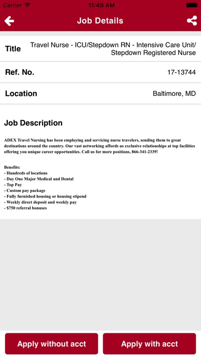 ADEX Medical Staffing screenshot 3