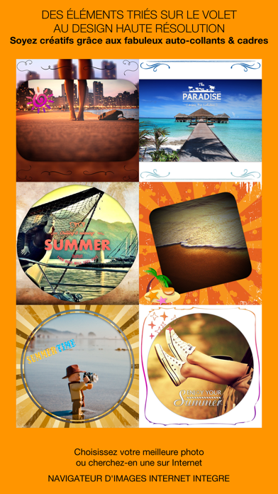 Screenshot #1 pour Summer Pic – Été, plage, mer, soleil autocollants