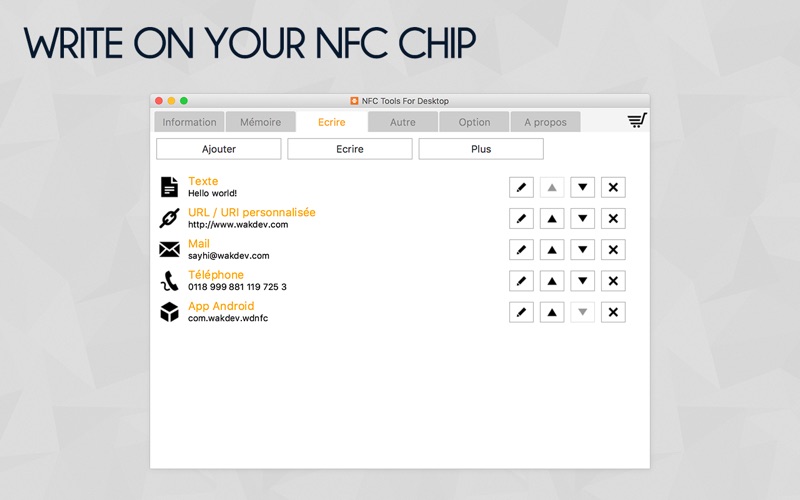 Screenshot #3 pour NFC Tools for Desktop