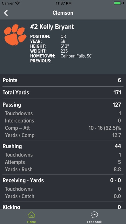 Clemson Football Schedules