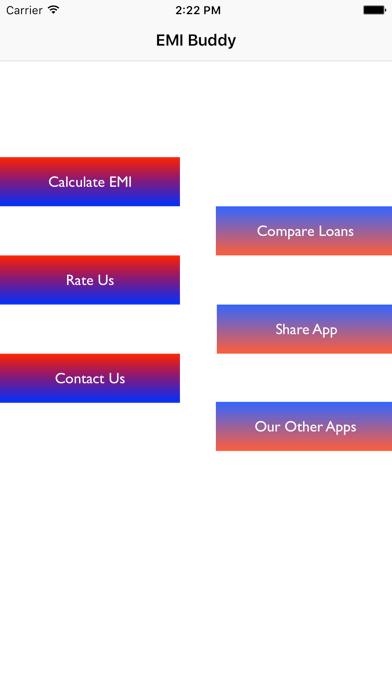 Screenshot #1 pour EMI Buddy - Loan EMI and Principal Calculator
