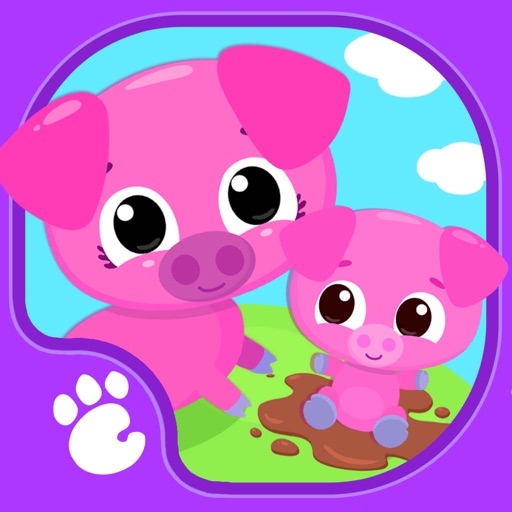 Cute & Tiny Farm Animals Icon