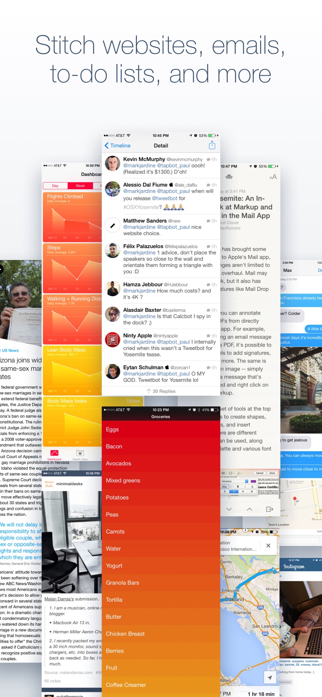 Screenshot do app Tailor - Screenshot Stitching