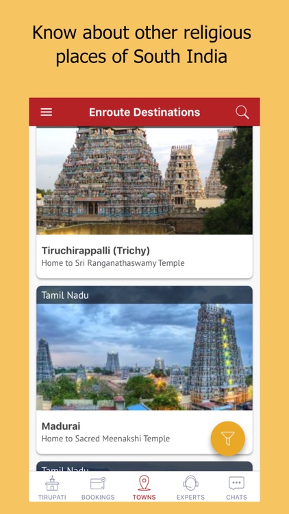 Go tirupati chat