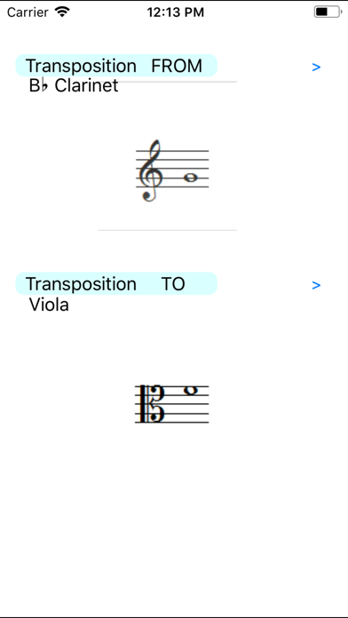 Transposition by Instruments