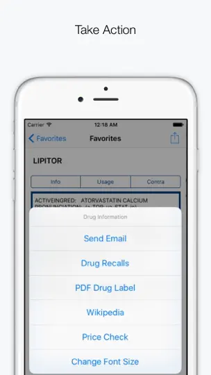 Скриншот Drugs & Medications на iPhone 4