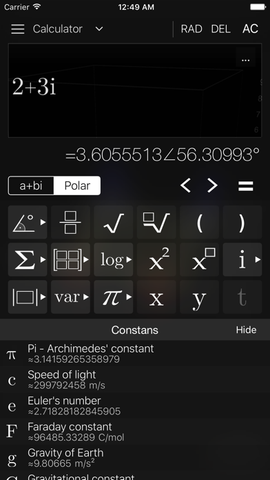 Screenshot #2 pour Visual MATH 4D Lite