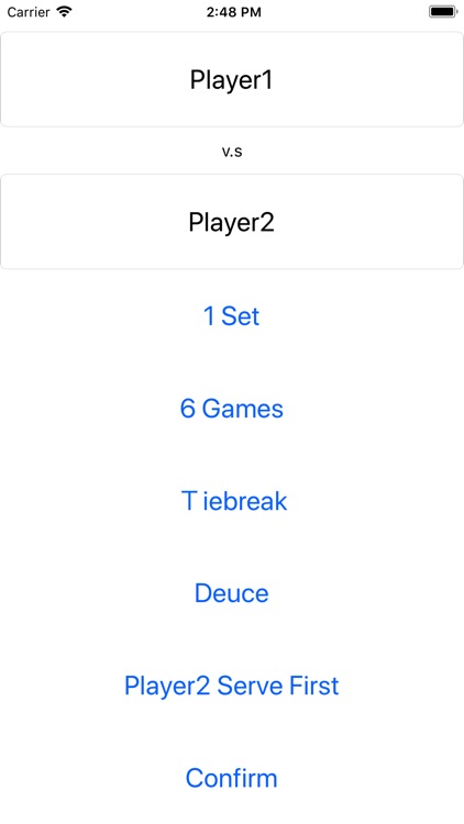 Tennis Score Memo