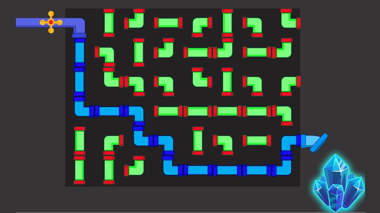 Plumber Puzzle : Glow Color Pipe Classic Games