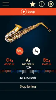 saxophone tuner iphone screenshot 1