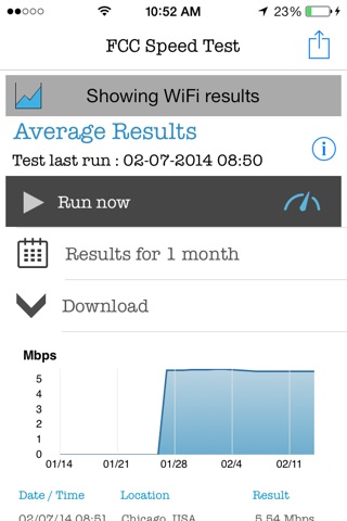 FCC Speed Test screenshot 4