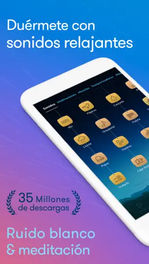 Captura de pantalla de Relax Melodies P: Sleep Sounds en iPhone 1