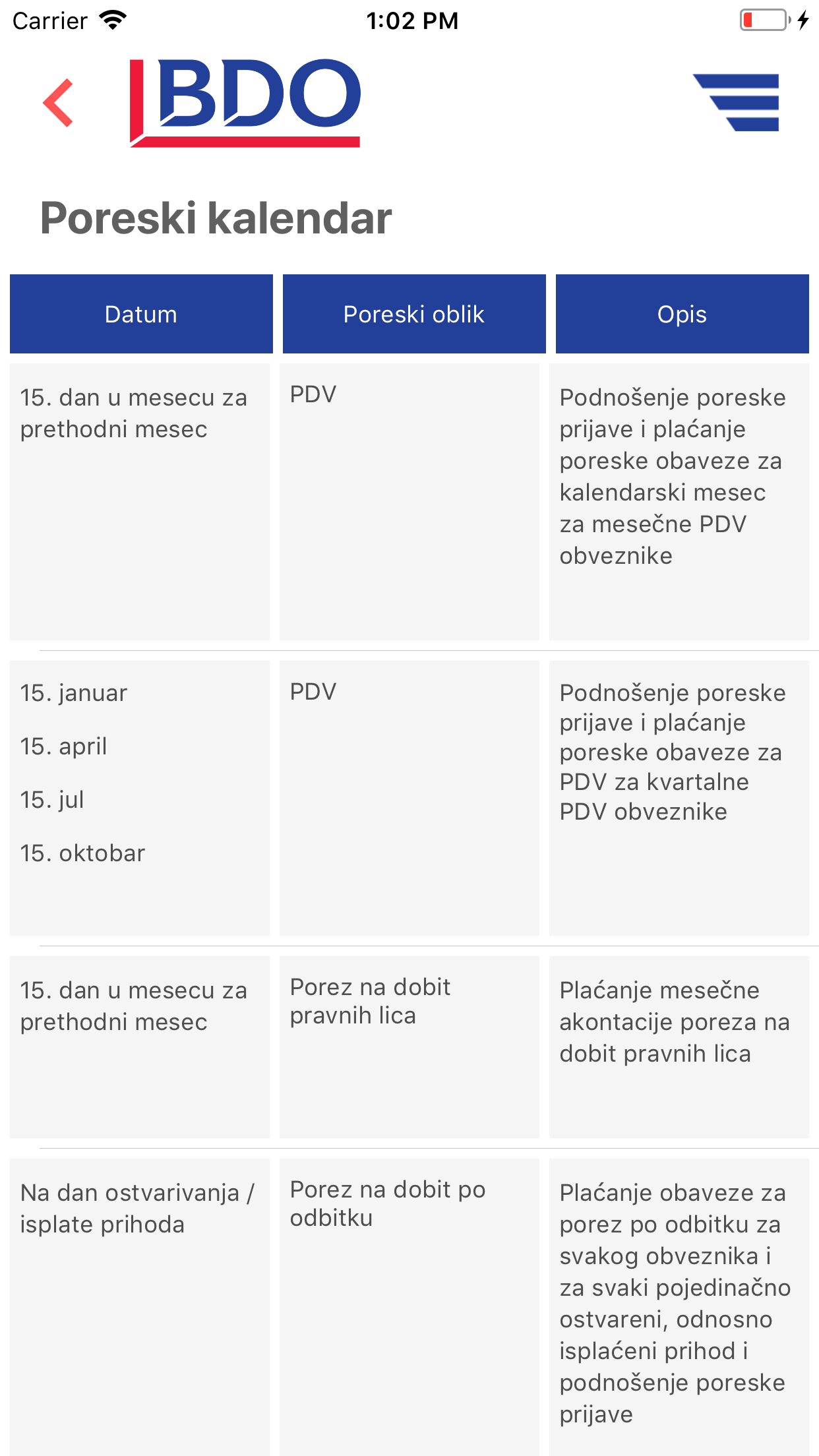 BDO Tax News