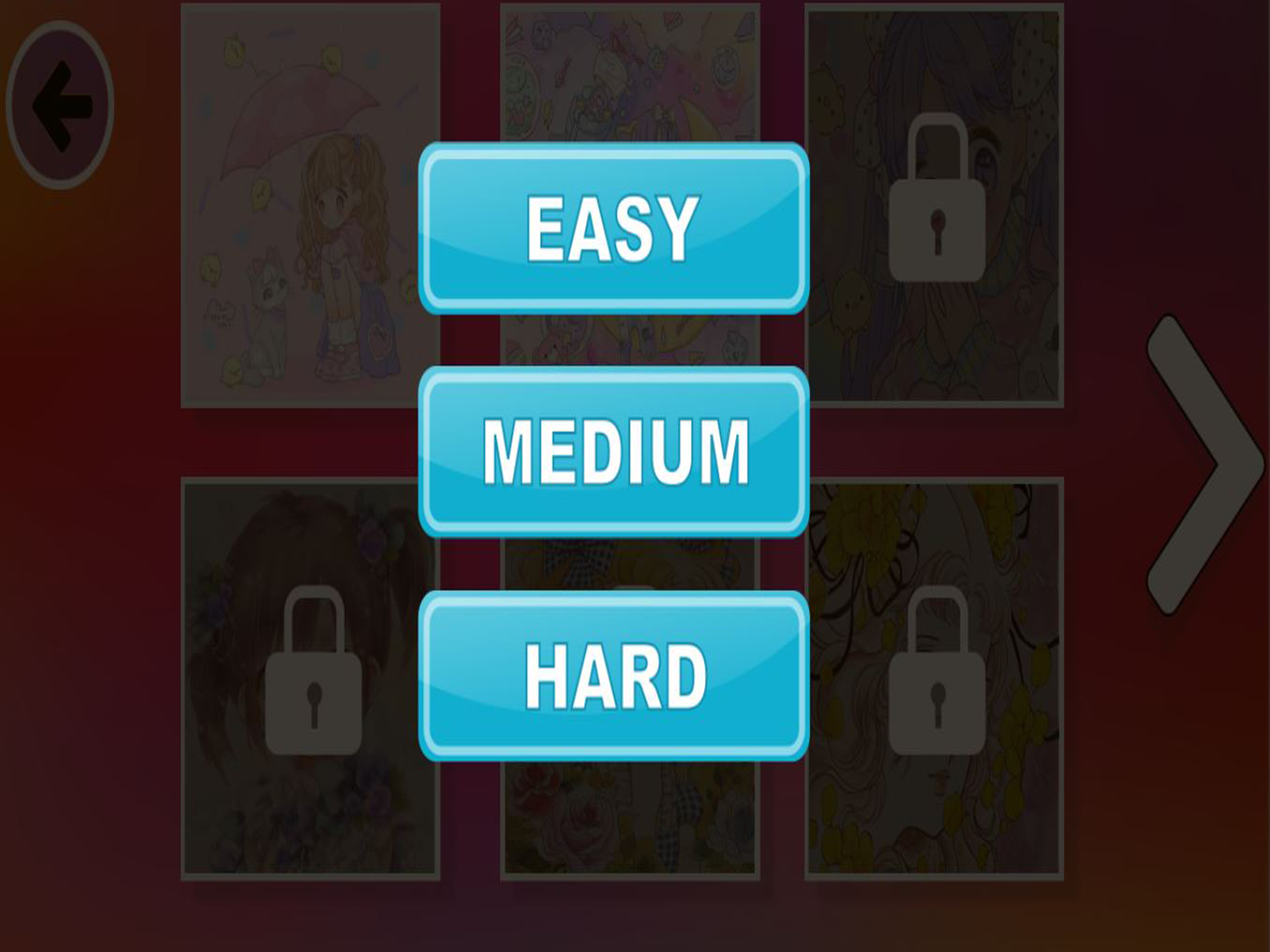 Anime Cartoon Puzzles Girls screenshot 5