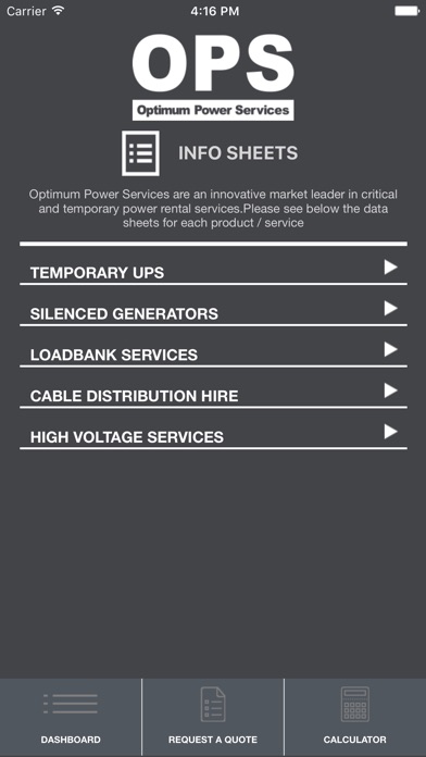 Optimum Power Services screenshot 3