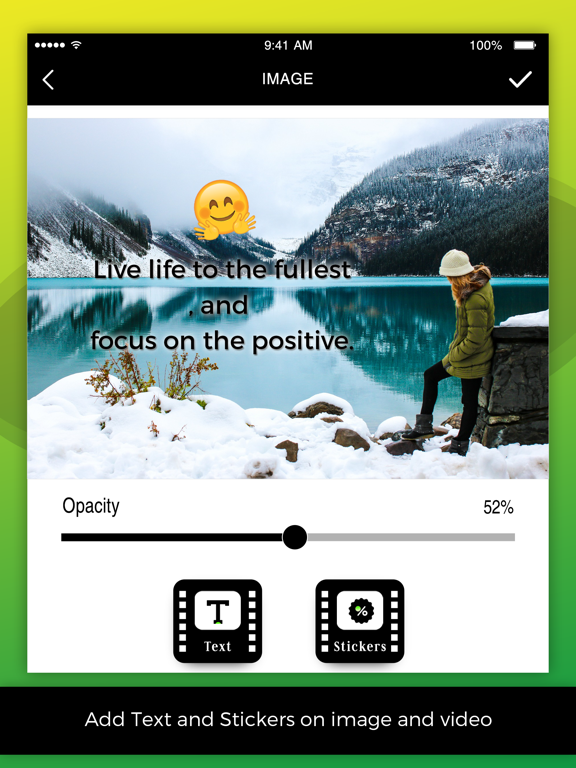 Screenshot #5 pour Write Text on Photo and Video
