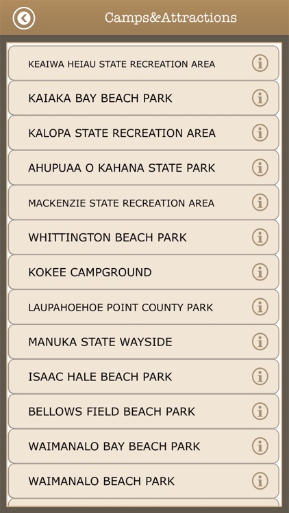 Great - Hawaii Camps & Trails