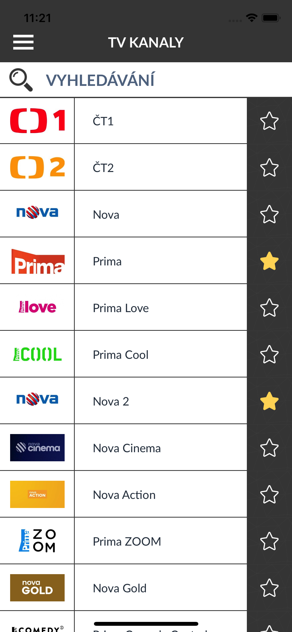 TV Program Česká republika CZ