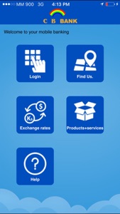 CB Bank Mobile Banking screenshot #1 for iPhone