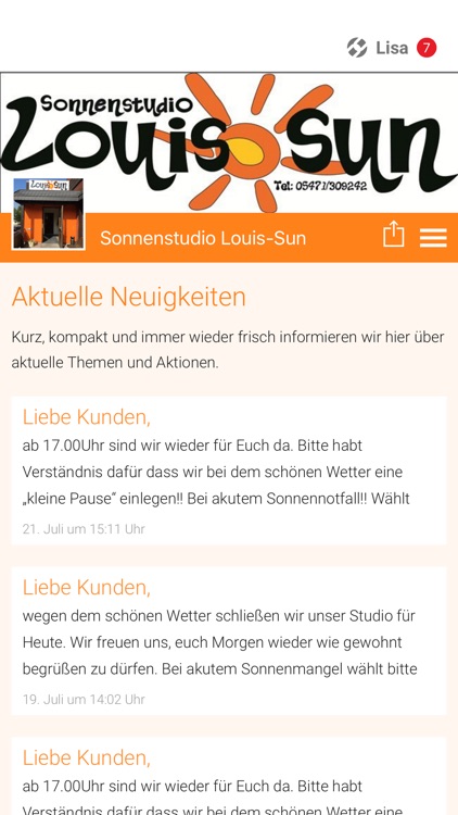 Sonnenstudio Louis-Sun