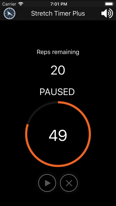 Screenshot #2 pour Stretch Timer Plus