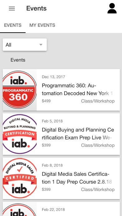 IAB Events screenshot 3