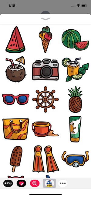 I Love Summer Stickers(圖2)-速報App