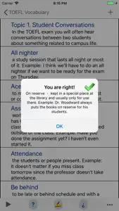 TOEFL Vocabulary Listening screenshot #1 for iPhone