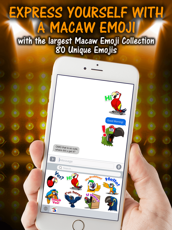 Screenshot #5 pour MacawMoji - Parrot Emojis