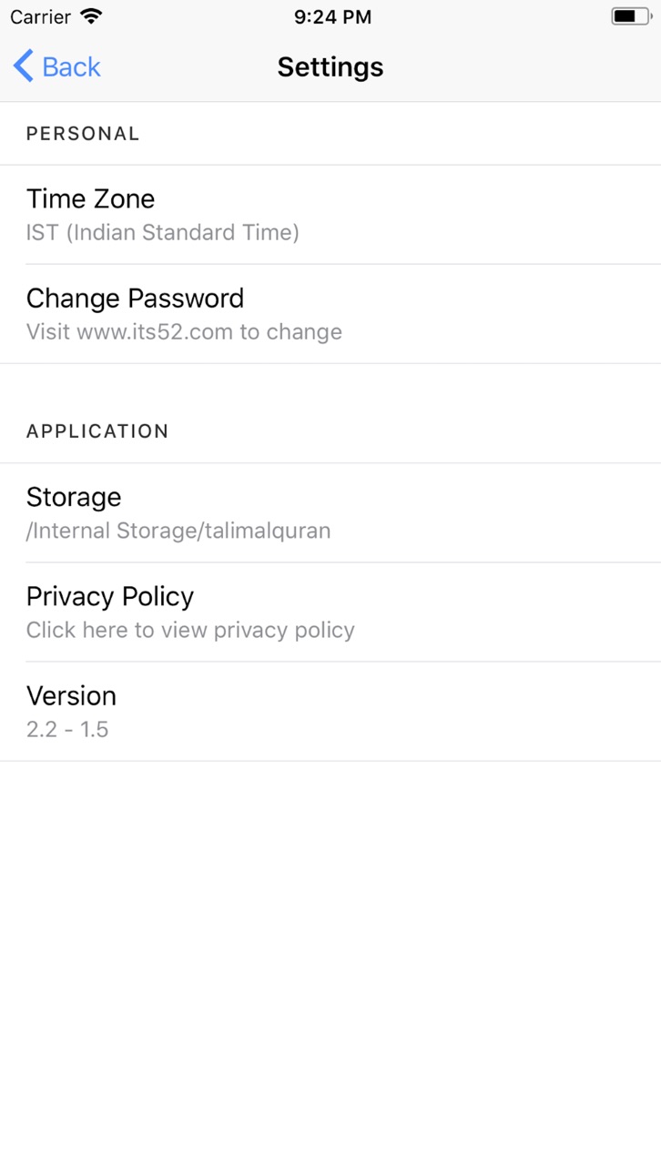 iPhone screenshot