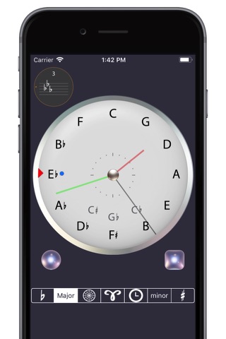 Circle of 5ths Clock screenshot 2