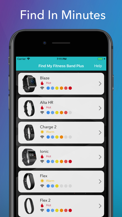 Find My Fitness Band Plus screenshot 2